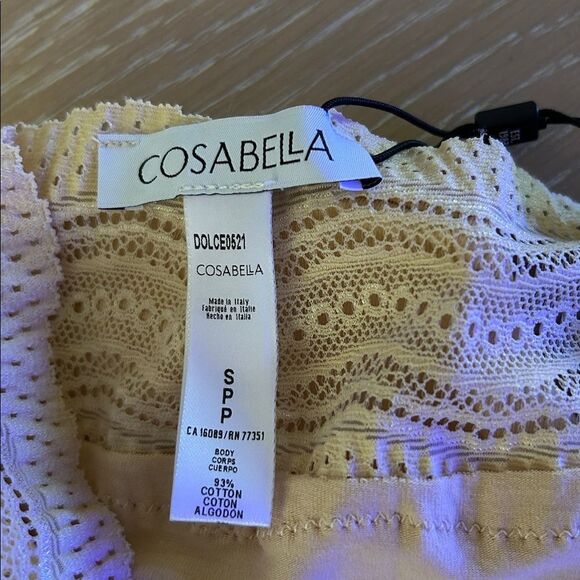 COSABELLA Dolce Low Rise Bikini Panties Underwear, Blush, Size Small, NWT - Picture 6 of 8